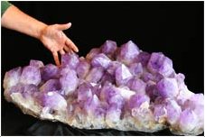 Bolivian Amethyst Cluster at Points of Light