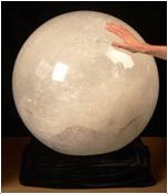 Giant Quartz Sphere at Points of Light